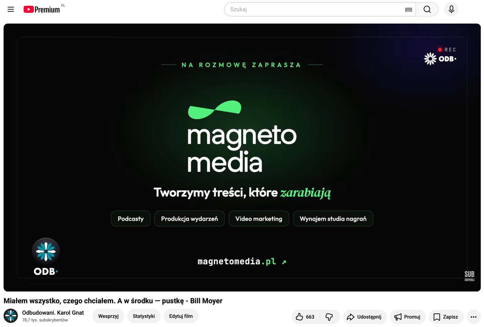 Plansza sponsorska — Magneto Media